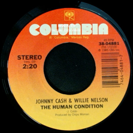 Johnny Cash & Willie Nelson / Waylon Jennings, Willie Nelson, Johnny Cash, Kris Kristofferson - The Human Condition / Highwayman side A