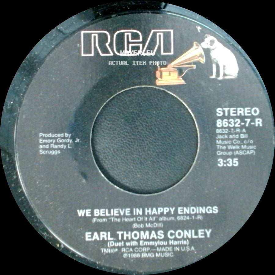 Earl Thomas Conley - No Chance, No Dance / We Believe In Happy Endings side B
