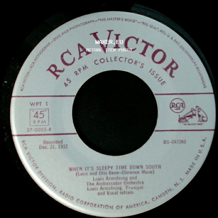 Lionel Hampton And Orchestra / Louis Armstrong And The Ambassador Orchestra - Flying Home / When It's Sleepy Time Down South side B