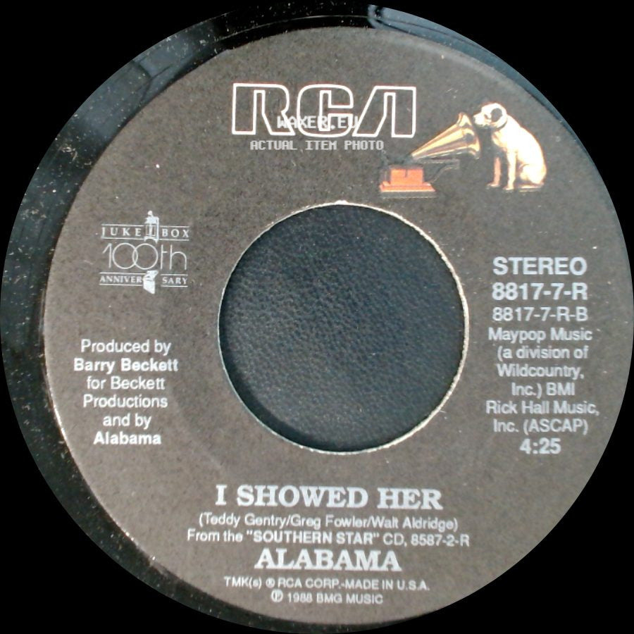 Alabama - I Showed Her / If I Had You side A
