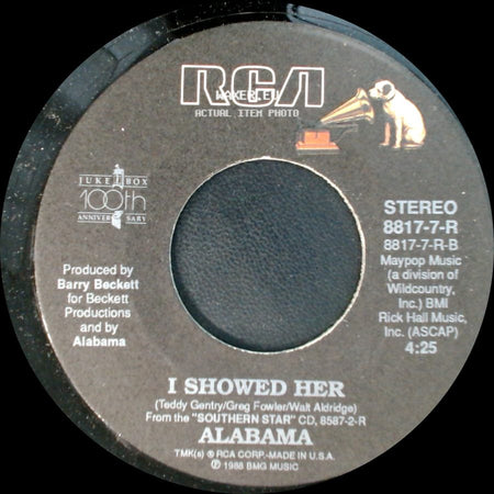 Alabama - I Showed Her / If I Had You side A