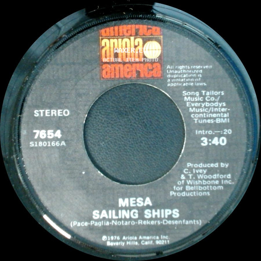 Mesa - Sailing Ships / City Lights side A