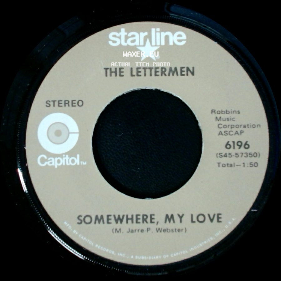 The Lettermen - Somewhere, My Love / Theme From "A Summer Place" side A