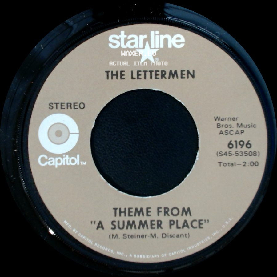The Lettermen - Somewhere, My Love / Theme From "A Summer Place" side B