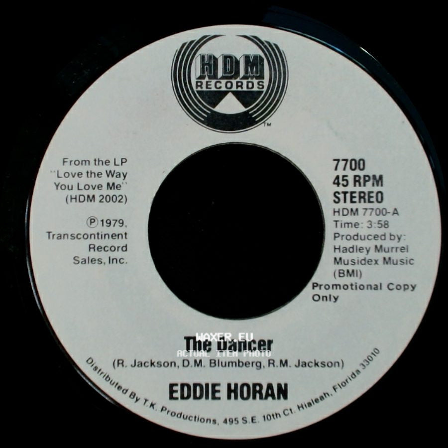 Eddie Horan - The Dancer / The Dancer side B