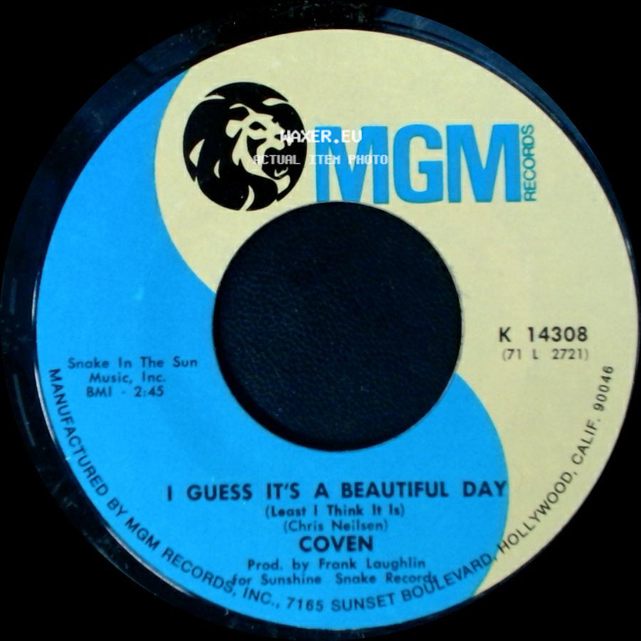 Coven - I Guess It's A Beautiful Day / One Tin Soldier (The Legend Of Billy Jack) side A