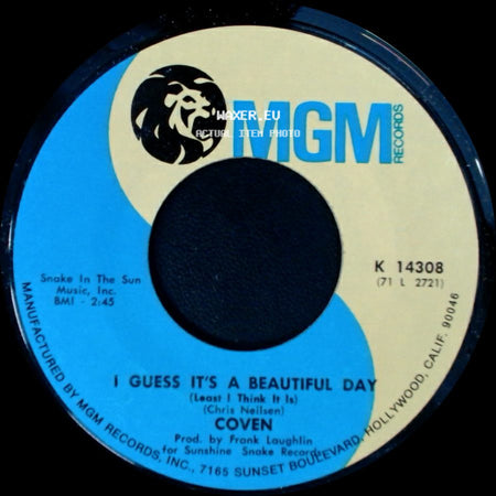 Coven - I Guess It's A Beautiful Day / One Tin Soldier (The Legend Of Billy Jack) side A
