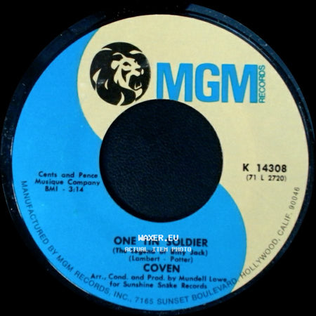 Coven - I Guess It's A Beautiful Day / One Tin Soldier (The Legend Of Billy Jack) side B