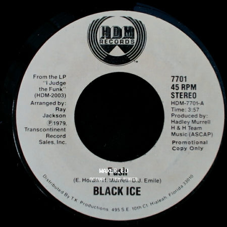 Black Ice - Push / Push side B