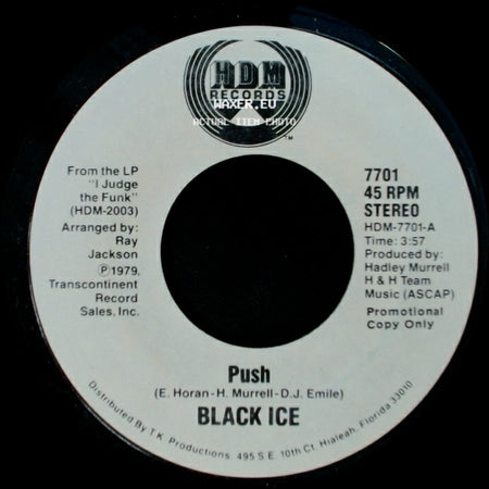 Black Ice - Push / Push side B
