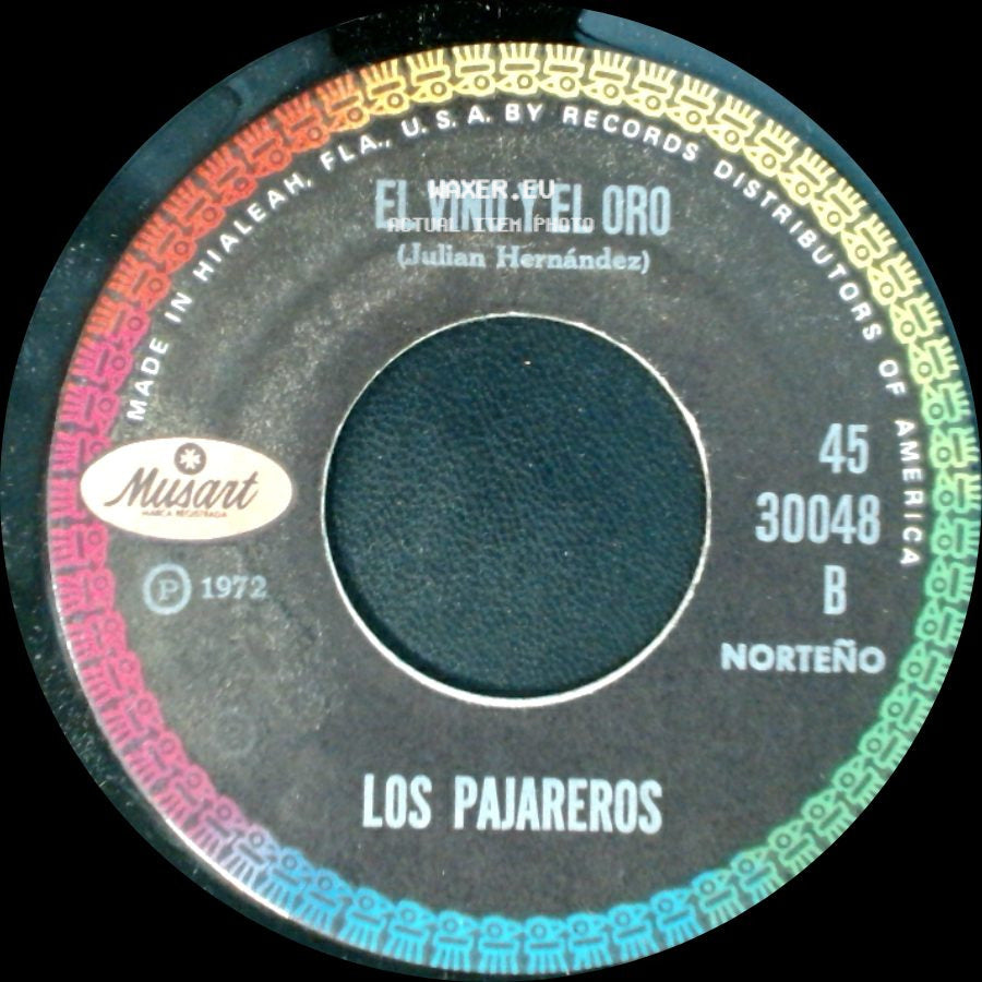 Los Pajareros / Los Pajarelos - Andas De Luto / El Vino Y El Oro side B