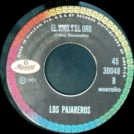 Los Pajareros / Los Pajarelos - Andas De Luto / El Vino Y El Oro side B