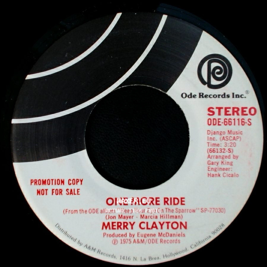 Merry Clayton - One More Ride / One More Ride side A