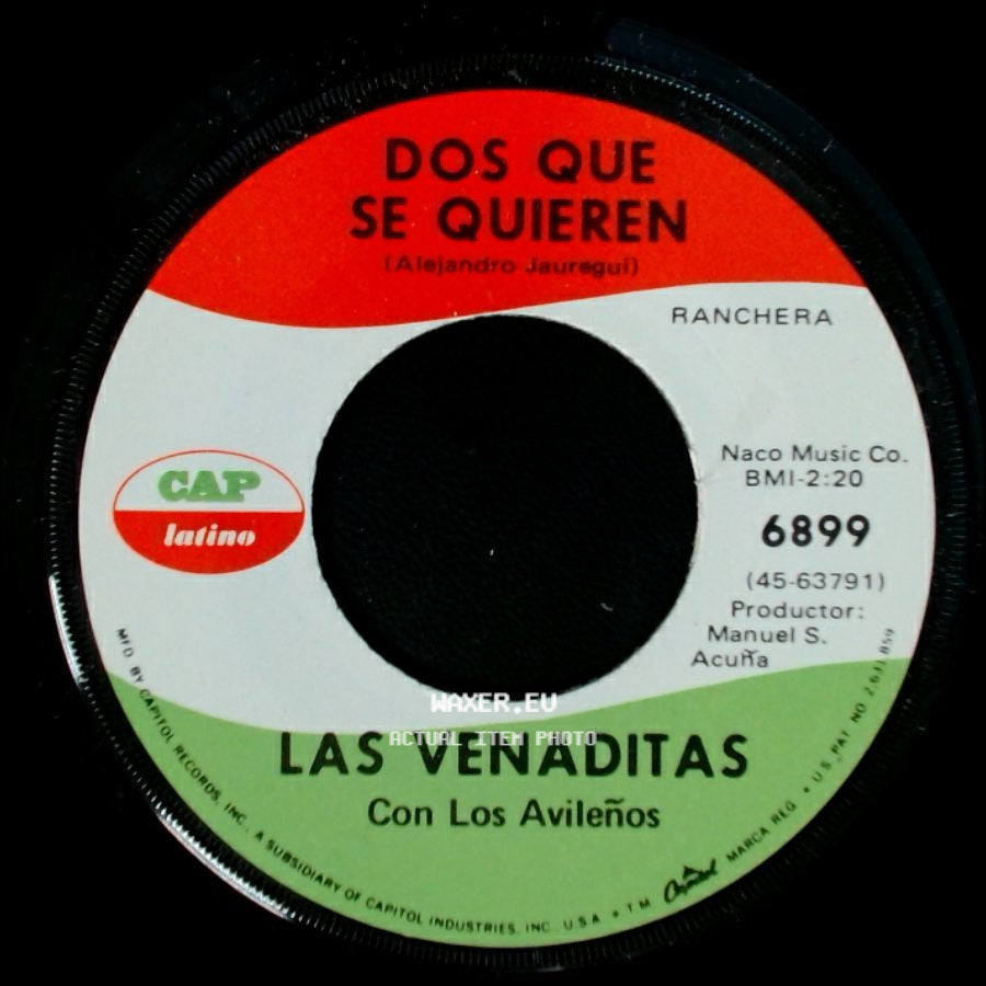 Las Venaditas Con Los Avileños - Dos Que Se Quieren / Historia De Un Preso side A