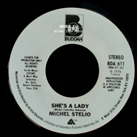 Michel Stelio - She's A Lady / She's A Lady side A
