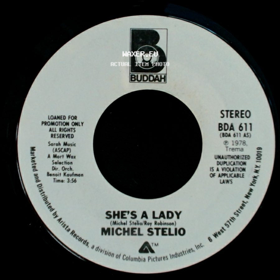 Michel Stelio - She's A Lady / She's A Lady side A