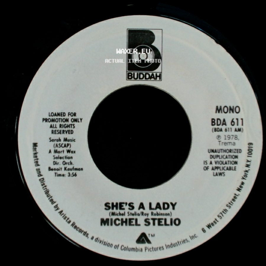 Michel Stelio - She's A Lady / She's A Lady side B