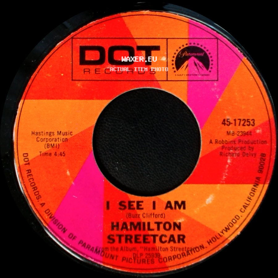 Hamilton Streetcar - I See I Am / Silver Wings side A