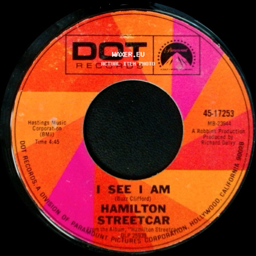 Hamilton Streetcar - I See I Am / Silver Wings side A