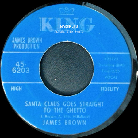 James Brown - You Know It / Santa Claus Goes Straight To The Ghetto side B