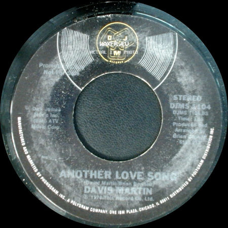 Davis Martin - Another Love Song / Strawberry Girl, Blueberry Boy side A