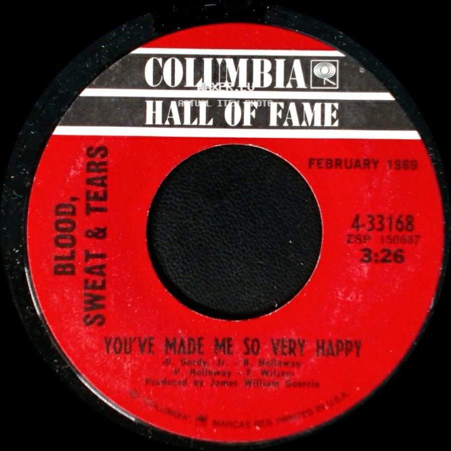 Blood, Sweat & Tears - Spinning Wheel / You've Made Me So Very Happy side B