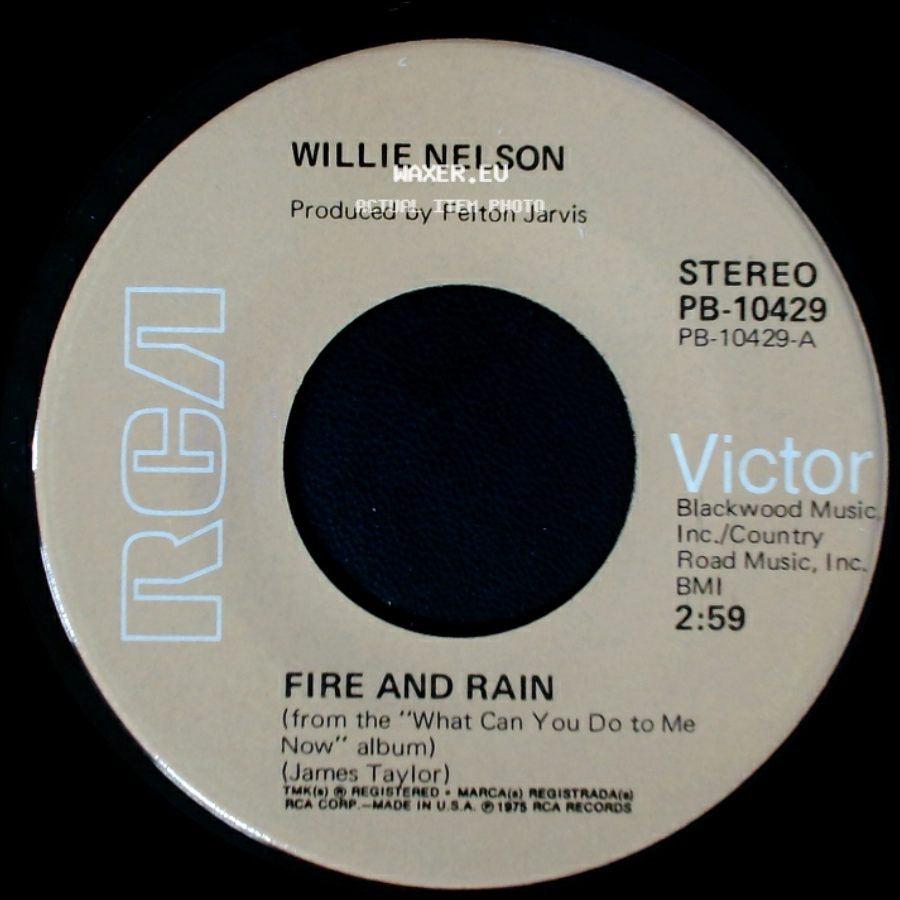 Willie Nelson - I'm A Memory / Fire And Rain side B