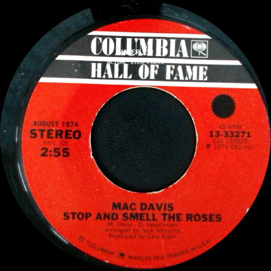 Mac Davis - Stop And Smell The Roses / One Hell Of A Woman side A