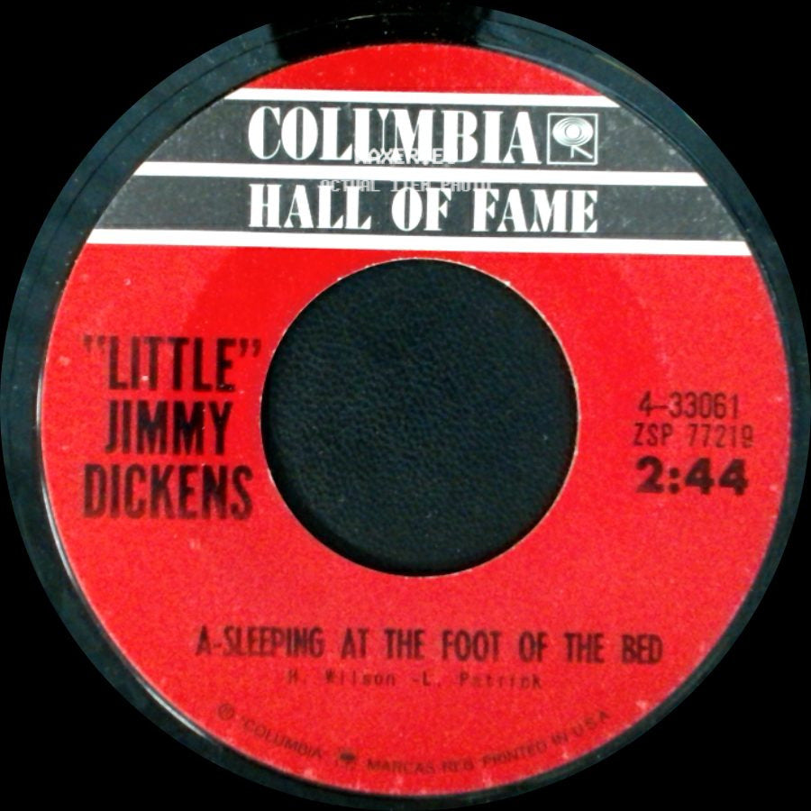 "Little" Jimmy Dickens - Take An Old Cold 'tater (And Wait) / A-Sleeping At The Foot Of The Bed side B