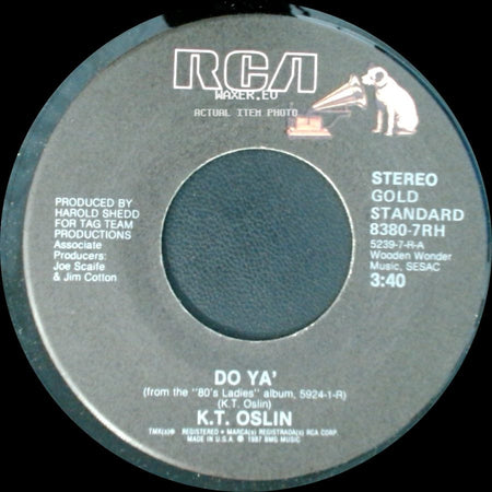 K.T. Oslin - 80's Ladies / Do Ya' side B