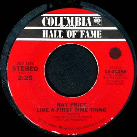 Ray Price - Like A First Time Thing / You're The Best Thing That Ever Happened To Me side A