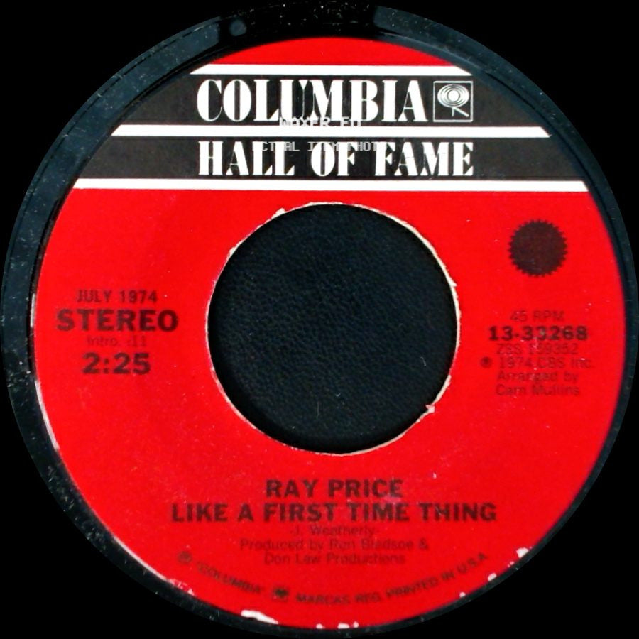 Ray Price - Like A First Time Thing / You're The Best Thing That Ever Happened To Me side A
