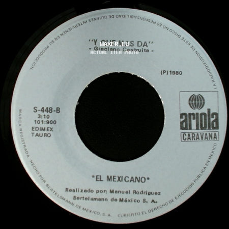 - Noe Baena Espindola - / El Mexicano - Caminos De La Vida / Y Que Mas Da side B