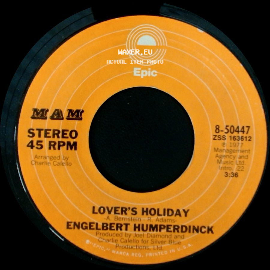 Engelbert Humperdinck - Lover's Holiday / Look At Me side A