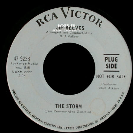 Jim Reeves - Trying To Forget / The Storm side B