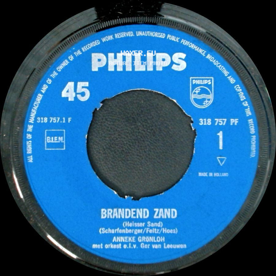 Anneke Grönloh - Brandend Zand / Trommel Van Bahia side A