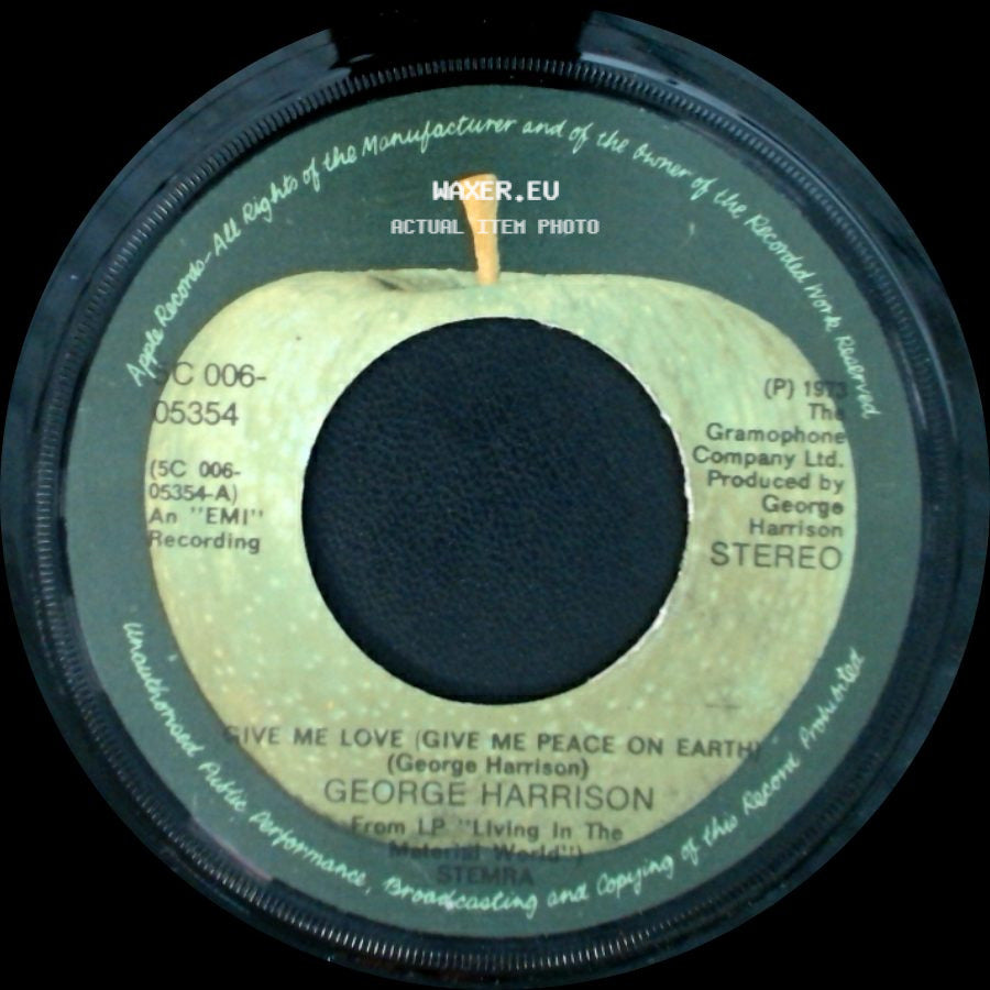 George Harrison - Miss O'dell / Give Me Love (Give Me Peace On Earth) side B