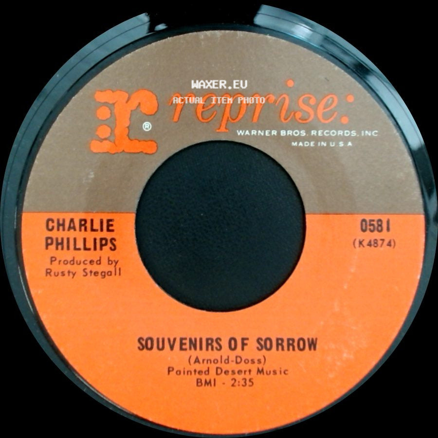 Charlie Phillips - Souvenirs Of Sorrow / Be Careful, Go Easy, Walk Slow side A