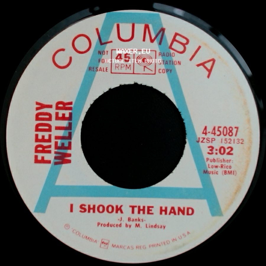 Freddy Weller - I Shook The Hand / We Gotta All Get Together side A