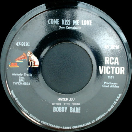Bobby Bare - Sandy's Crying Again / Come Kiss Me Love side B