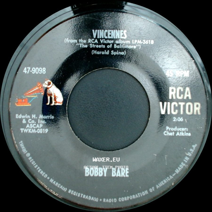 Bobby Bare - Vincennes / Charleston Railroad Tavern side A