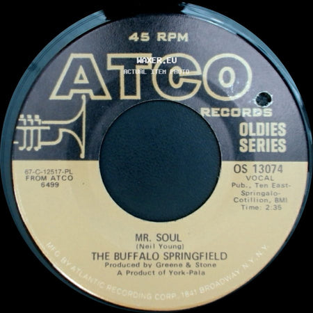 The Buffalo Springfield - Bluebird / Mr. Soul side B