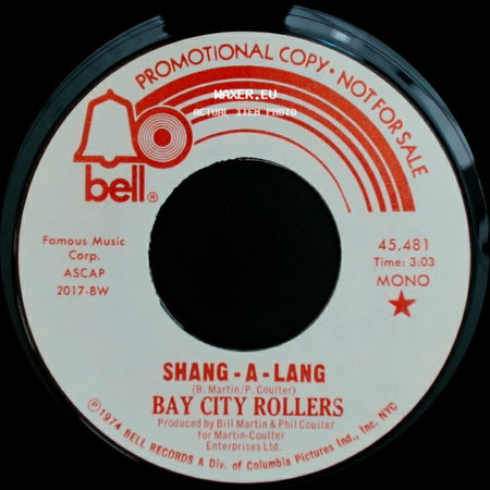 Bay City Rollers - Shang - A - Lang / Shang-A-Lang side A