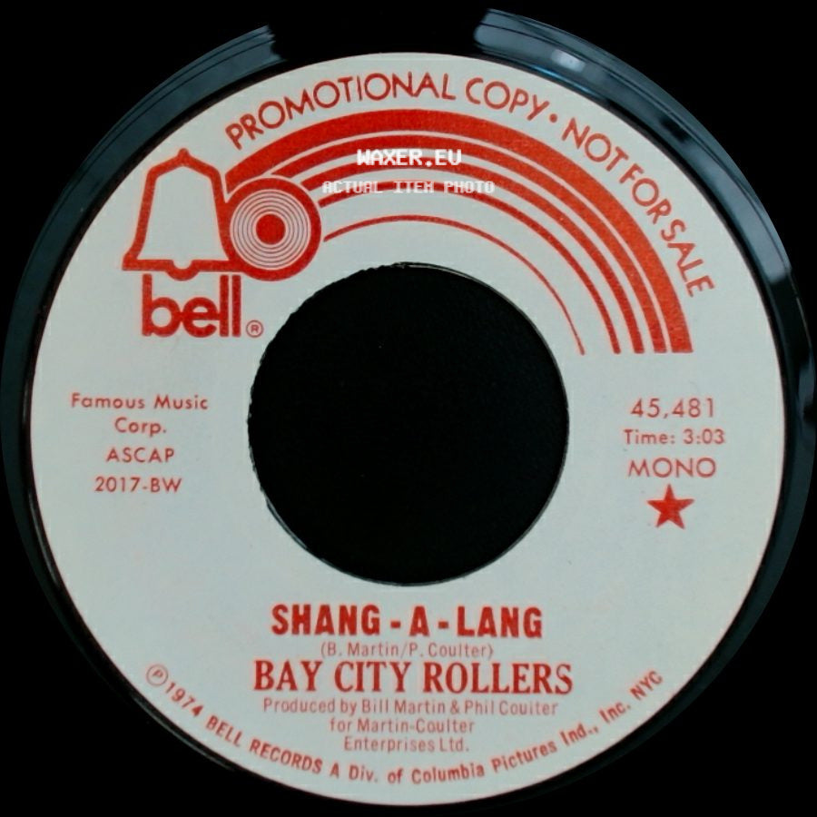 Bay City Rollers - Shang - A - Lang / Shang-A-Lang side A