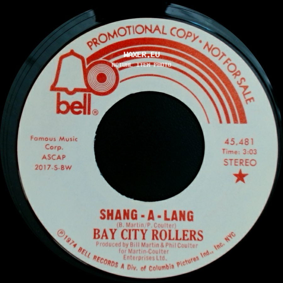 Bay City Rollers - Shang - A - Lang / Shang-A-Lang side B