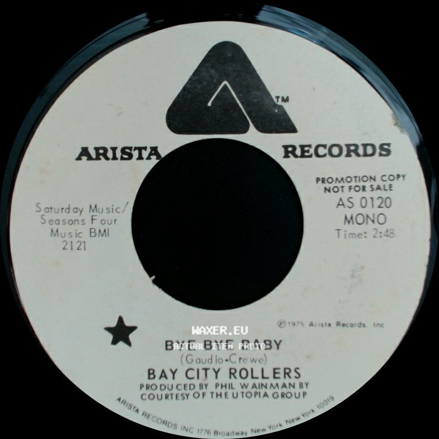 Bay City Rollers - Bye Bye Baby / Bye Bye Baby side B