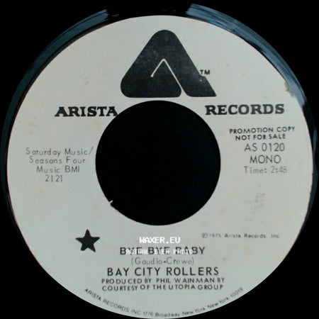 Bay City Rollers - Bye Bye Baby / Bye Bye Baby side B