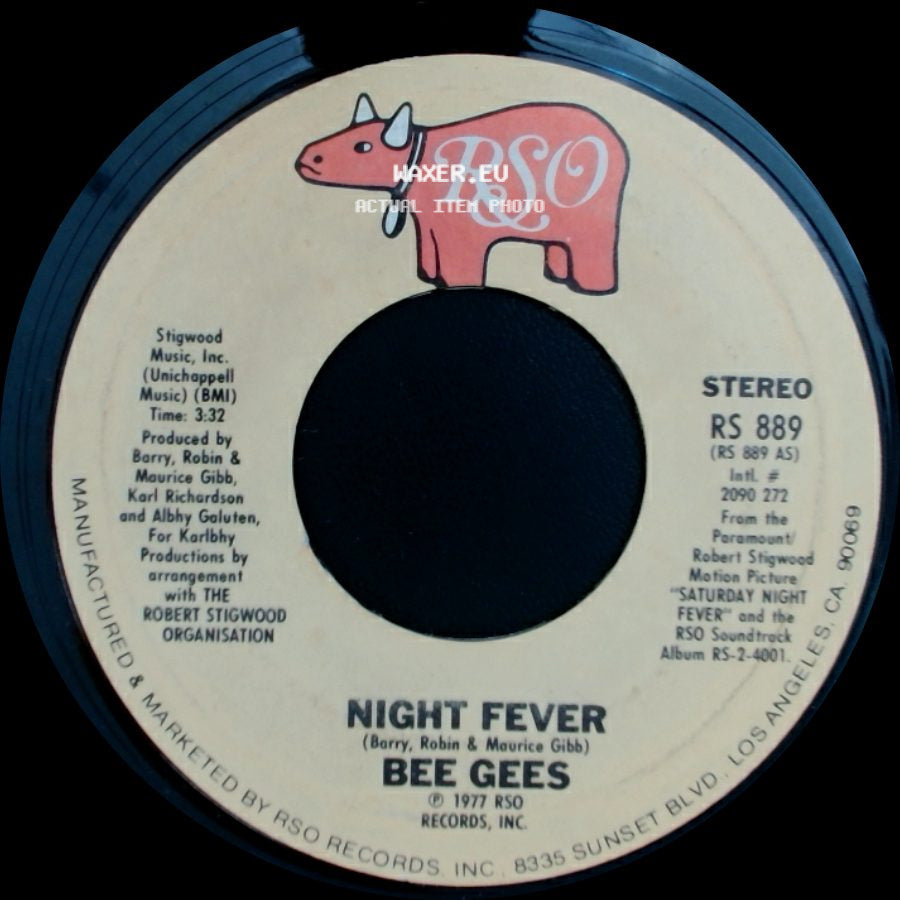 Bee Gees - Down The Road / Night Fever side B