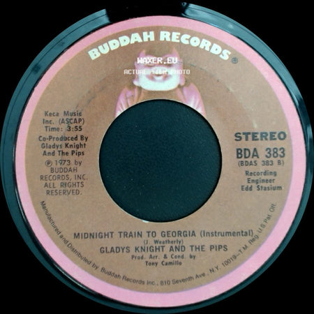 Gladys Knight And The Pips - Midnight Train To Georgia / Midnight Train To Georgia (Instrumental) side B
