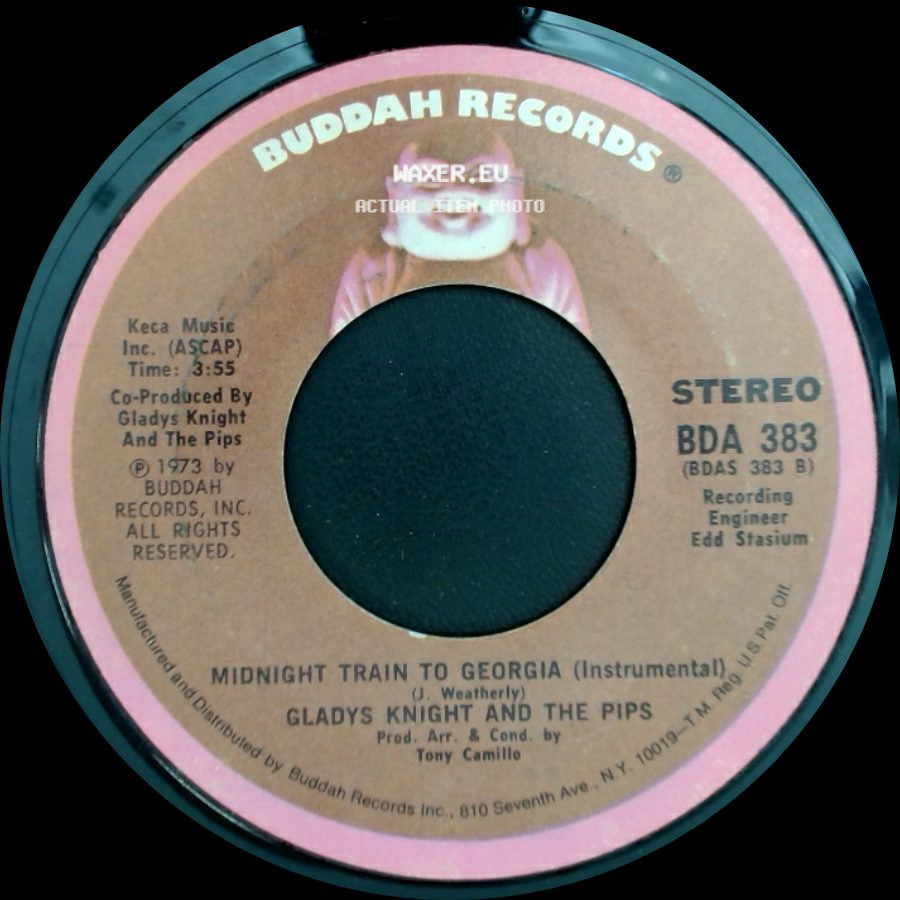 Gladys Knight And The Pips - Midnight Train To Georgia / Midnight Train To Georgia (Instrumental) side B